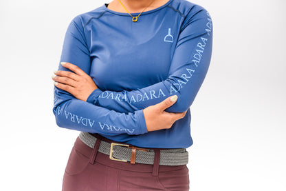Blusa azul Equinox