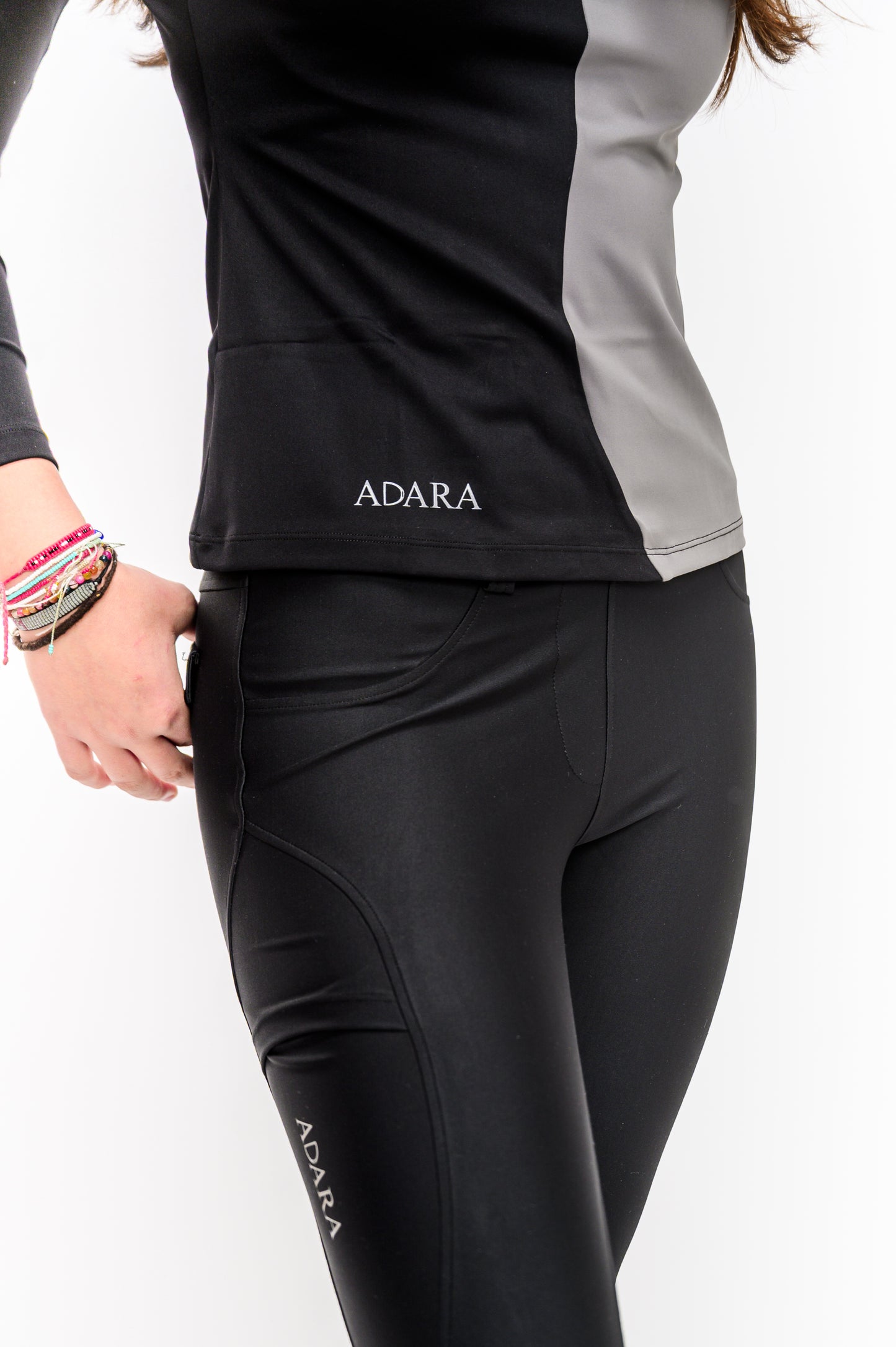 Blusa gris con negro Dapple